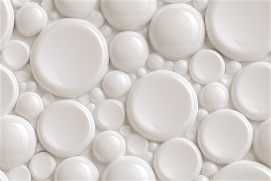 Seamless 2.5D Inflated Bubble Pattern