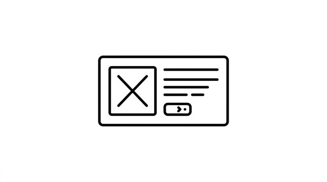 delete, cancel, button icon