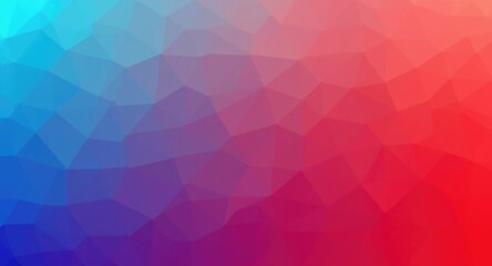 Fototapeta premium Abstract Gradient Background with Blue and Red Polygonal Shapes