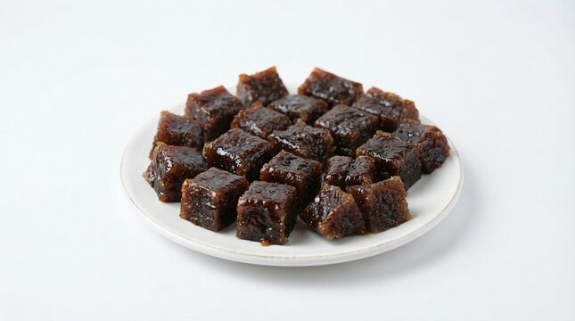 Sweet Dodol Betawi Isolated on White Background