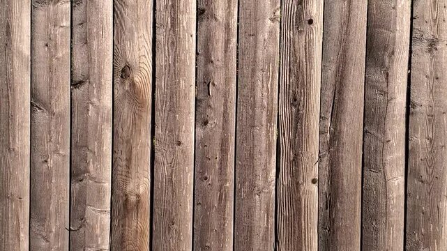 Weathered Rustic Wooden Fence Texture and Background