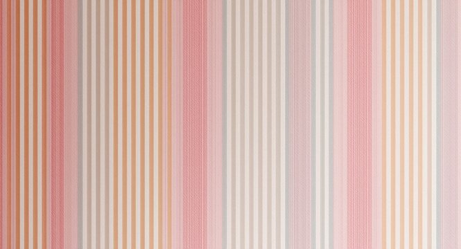 Pastel Striped Pattern in Soft Shades of Pink and Peach