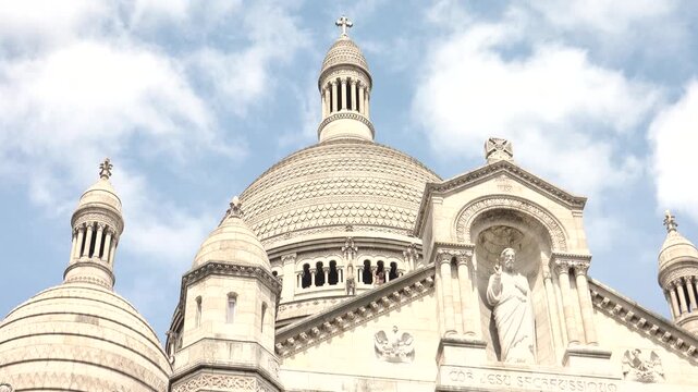 Basilique du Sacr&eacute;-C&oelig;ur &agrave; Montmartre Paris Vue Ext&eacute;rieure