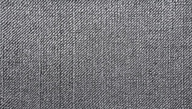 Gray Textured Fabric Closeup with Subtle Weave Pattern