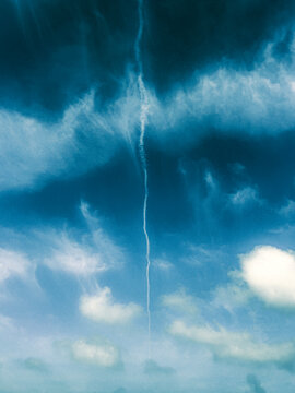 clouds over the sky