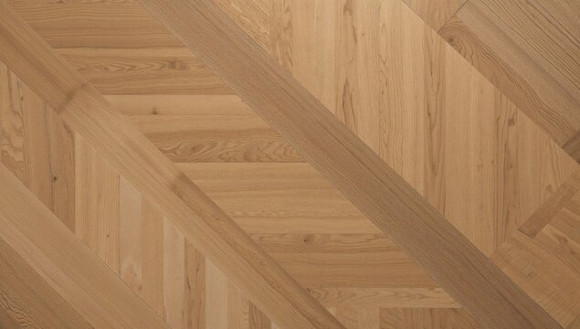 Wooden Parquet Floor Pattern in Warm Natural Tones