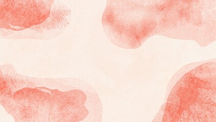 Fototapeta premium Abstract Red Watercolor Strokes on Light Background