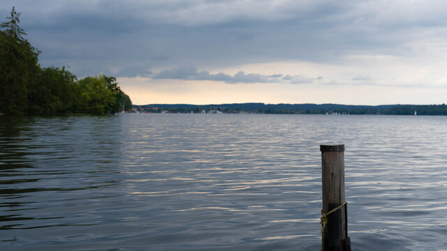 An Evening on the Starnberger Lake in Bavaria Germany