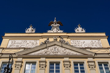 Działyński Palace in the Old Market Square in Poznań, Poland. © Bernhard