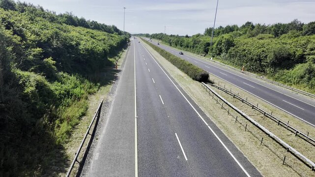 the M1 motorway in ireland
