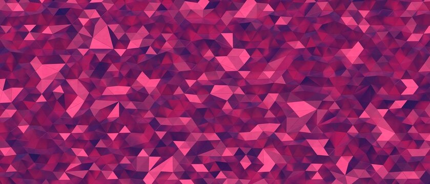 Vibrant pink and purple geometric abstract background with polygonal shapes.