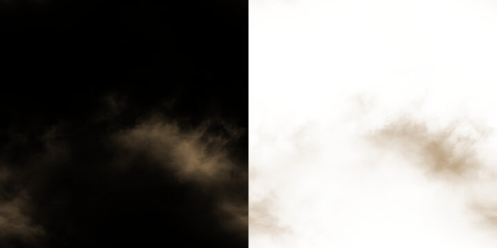 Brown mist on a transparent background capturing a moment of softness and subtlety in design