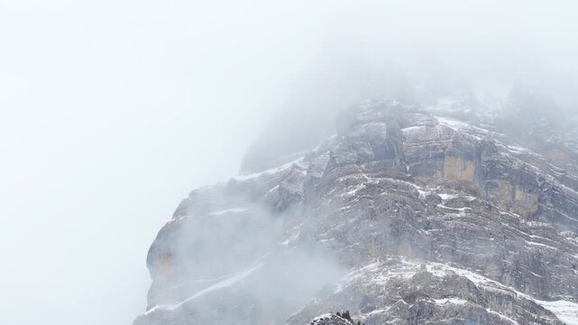 Beeindruckende Alpenlandschaft im Winter