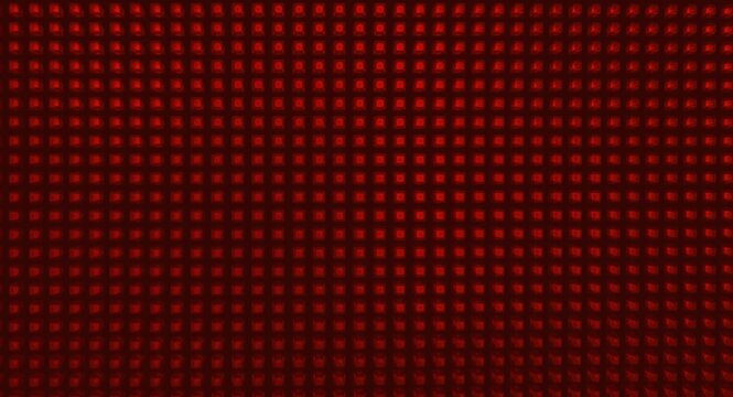 Red Grid Pattern Background with Uniform Texture and Dim Lighting