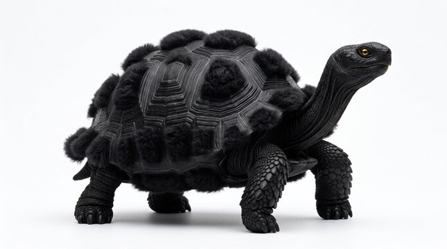 Giant tortoise alone in image