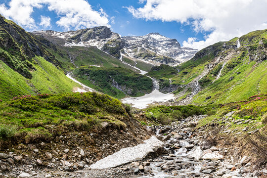 The Hohe Tauern National Park, Austria and the location for the Kaprun High Mountain Reservoirs