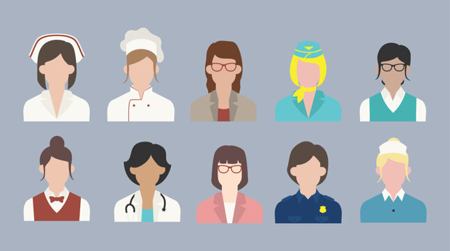 Womens day Icon Art Illustration
