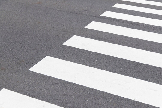 pedestrian crossing on the street