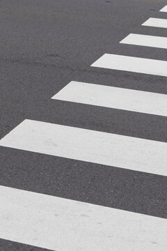 pedestrian crossing on the street