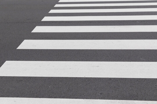 pedestrian crossing on the street