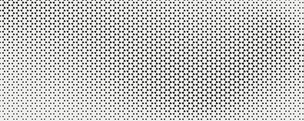 Black and white chess triangles. A vector of identical black triangles on a white canvas. Vector decor with triangles. © yakult