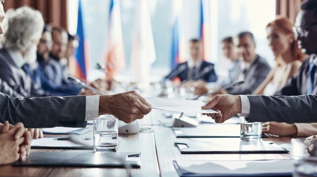 International diplomatic agreement signing ceremony symbolizing peaceful nuclear energy cooperation and strategic global partnership between government delegations