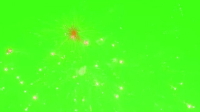 3D confetti explosion animation on greenscreen background. Perfect for celebration themes