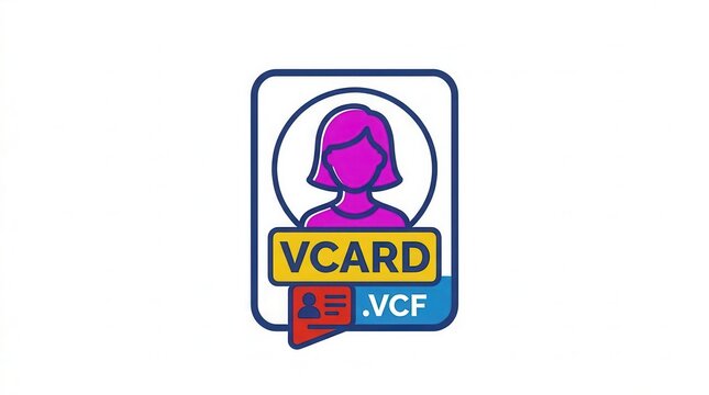 vCard digital business card icon