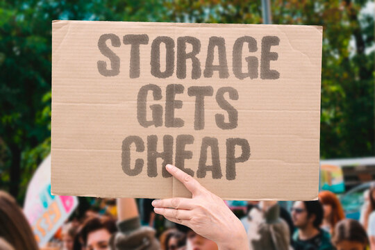 "Storage Gets Cheap" Energy storage is becoming more affordable. BATTERY. STORAGE. CHEAP. ENERGY. GRID.