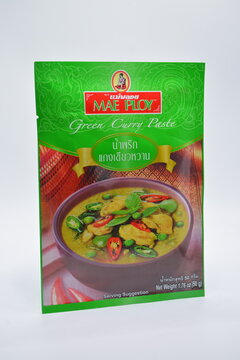 Mae ploy green curry paste pack in Manila, Philippines