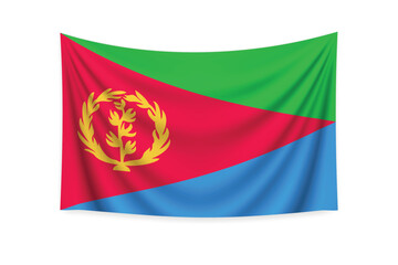 Fototapeta premium Flag of Eritrea - National Symbol