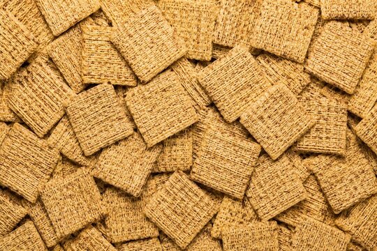Wheat Wafer Cracker Background. Cracker Background.