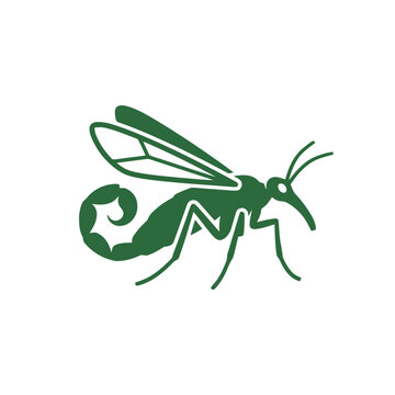 Scorpion Fly Insect Icon Graphic Illustration