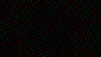Abstract red and green polka dot pattern wallpaper © Mst