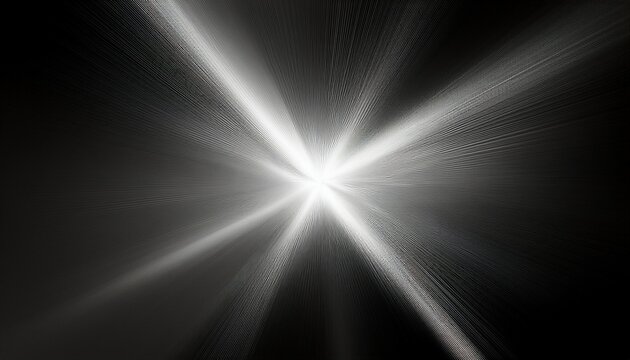 Bright Light Ray Crossing From Black To White Background With Smooth Transition During The Day