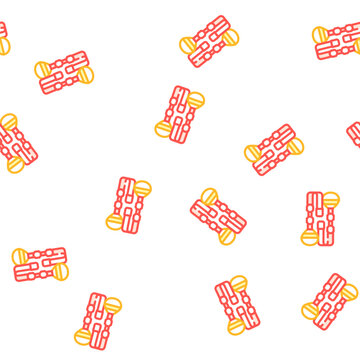 trx hinges gym equipment vector seamless pattern trx hinges gym equipment sign illustration