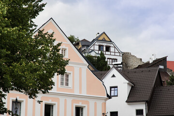 Zabytkowa zabudowa miasteczka Stramberk Czechy © kubikactive