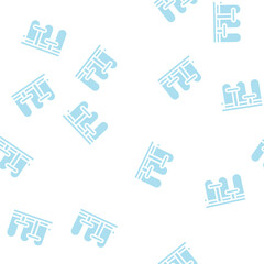 Fototapeta premium water filtration factory tank glyph vector seamless pattern. water filtration factory tank signthin illustration