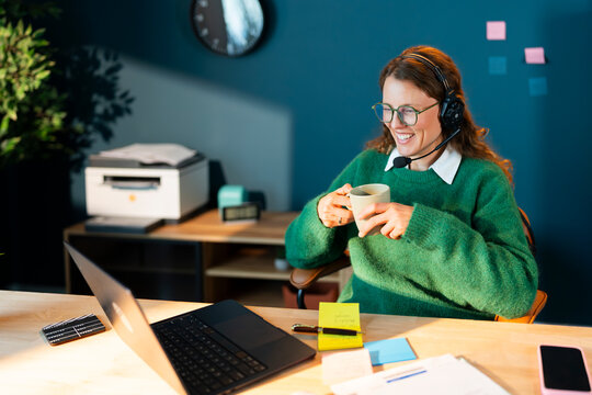 Taking a Coffee Break During a Video Meeting