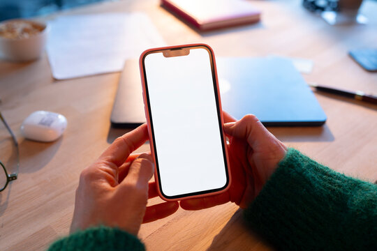 Blank Smartphone Screen Mockup