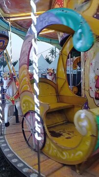 carousel in amusement park