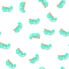 Obraz premium chameleon animal vector seamless pattern chameleon animal sign illustration