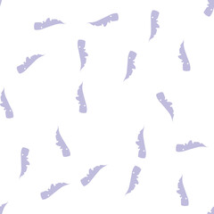 Obraz premium whale marine mammal animal glyph vector seamless pattern. whale marine mammal animal signthin illustration