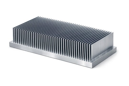 A detailed image of a metal heat plate with a smooth surface and a small notch at the top