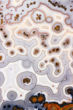 Agate From Morocco With Eyes Macro Close Up  
