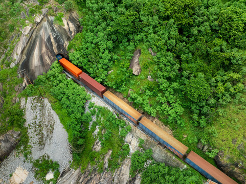 Freight Train Coastal Route
