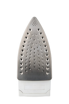 Front view of modern iron plate, isolated on transparent background. PNG Image.