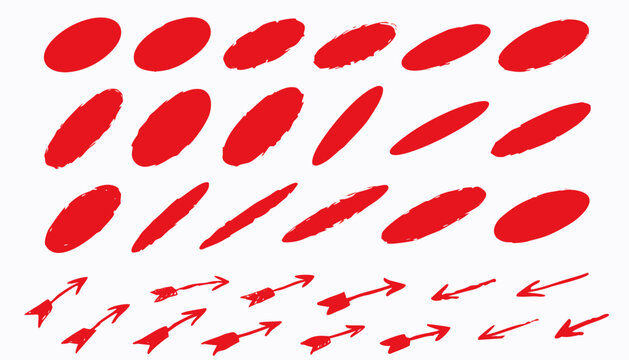 Collection of red blood cells flowing in circulation system. Medical vector illustration of human erythrocytes and hematology science elements for...