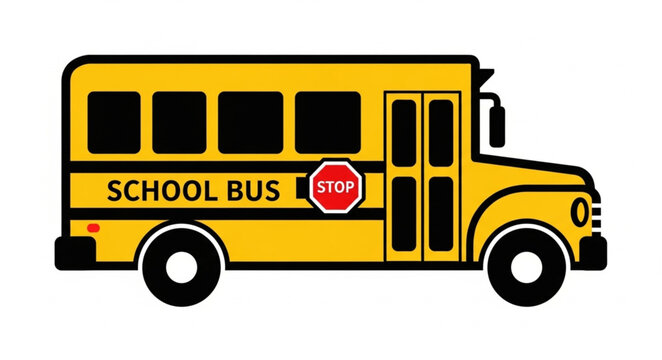 School Bus Illustration