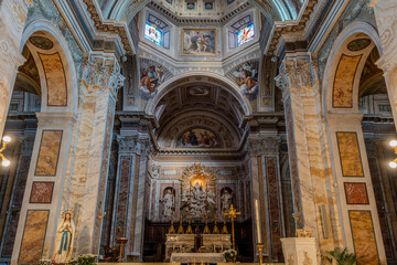 Obraz premium Montalto delle Marche. The Co-Cathedral of Santa Maria Assunta and San Vito